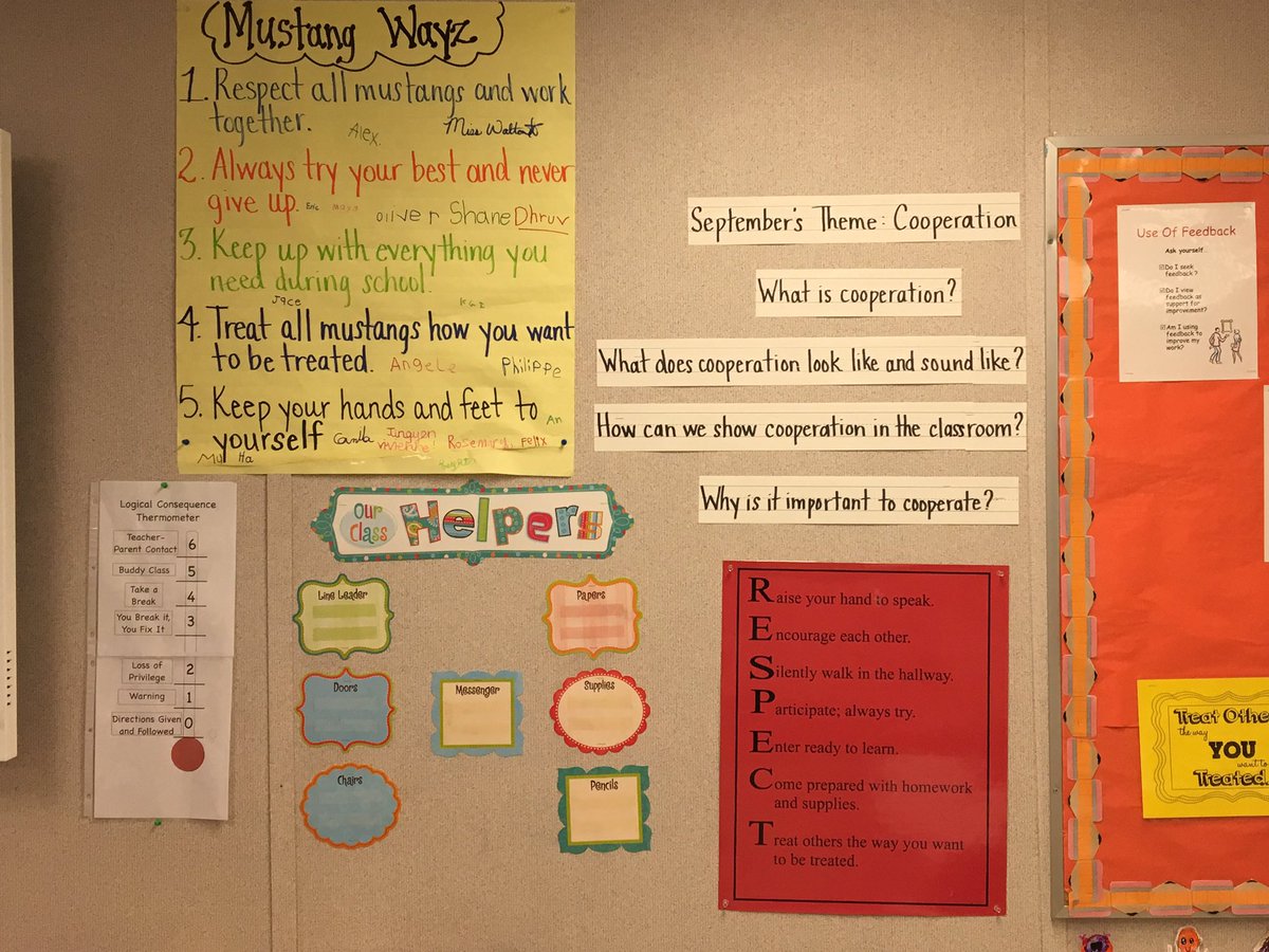 Dr_Chalfant's tweet photo. Students at @MurchSchool are already discussing the #ResponsiveClassroom theme of the month: #Cooperation #CARES #WeAreMurch https://t.co/Wf5fI322bL