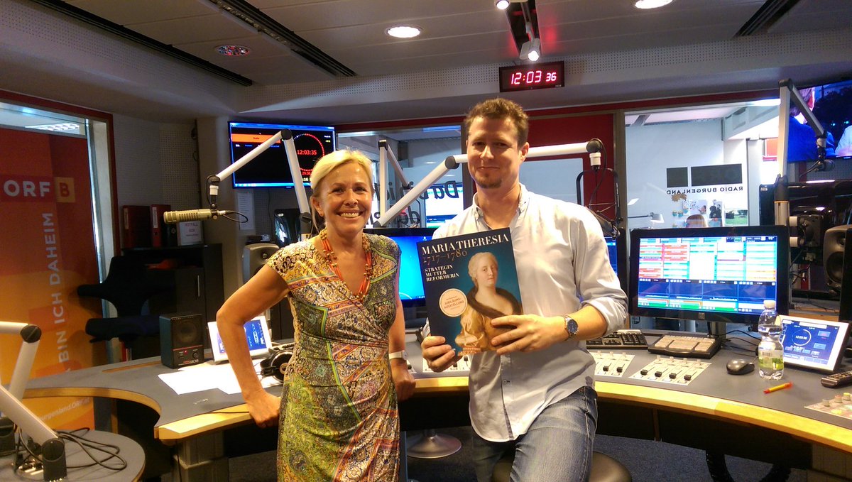 elfieiby's tweet photo. Heute gab es eineinhalb Stunden #mariatheresia mit @elfieiby im Interview bei Radio Burgenland über die Themen der Austellung. https://t.co/YjiVKDC1wj