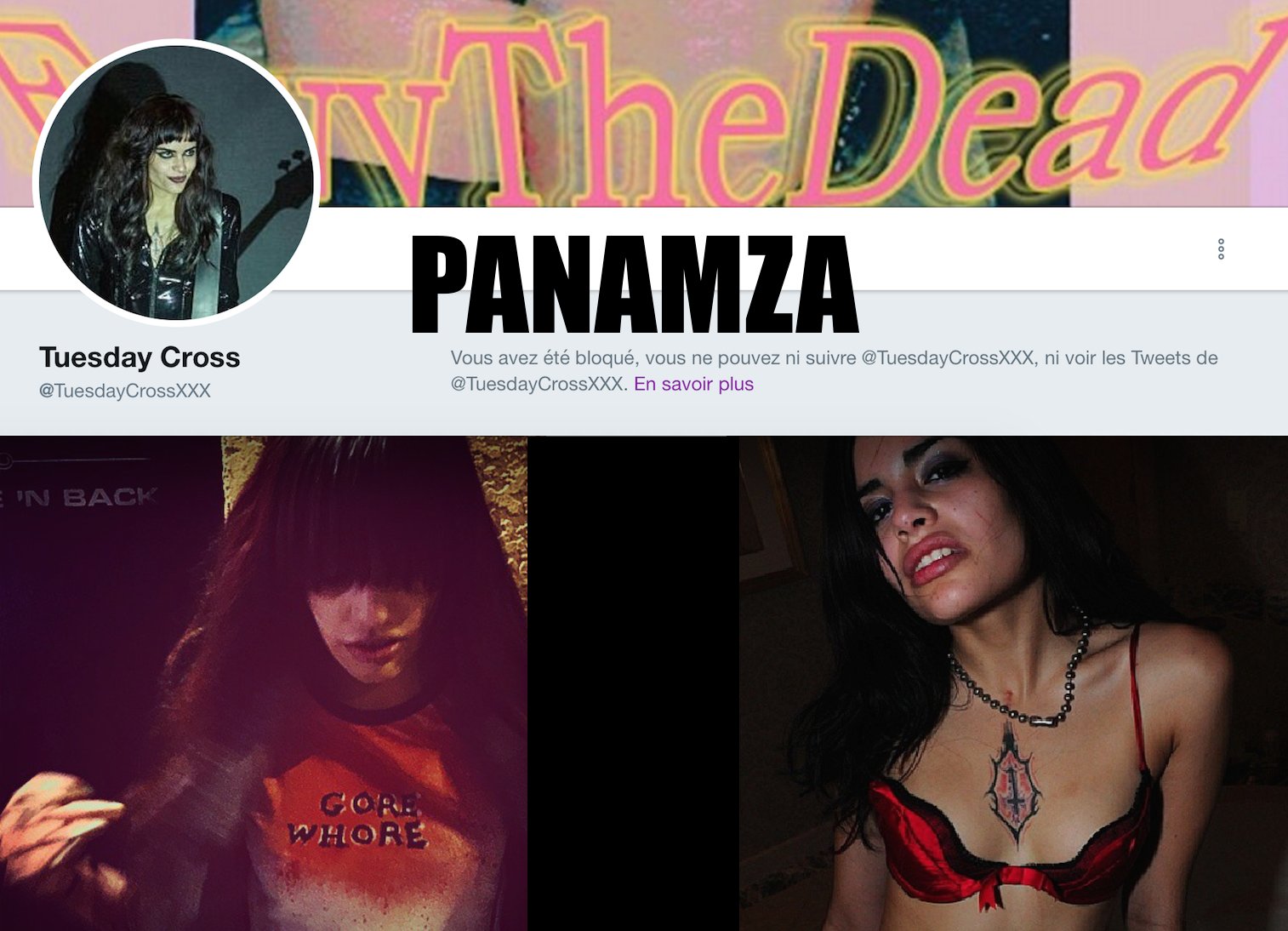 Témoin-clé de l'attentat du Bataclan, la sataniste américaine Tuesday Cross 