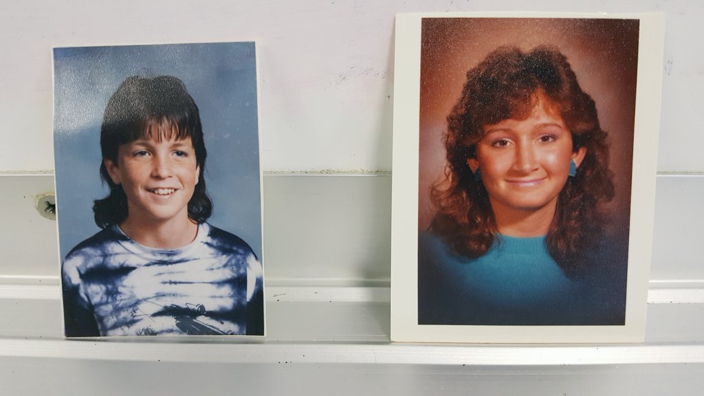 huck_f3's tweet image. Thought @KristinSargis &amp;amp; I would kick off the year w/ pics of us 2connect &amp;amp; build community. #planbackfired #mullettwins #aquanet #bsdpride