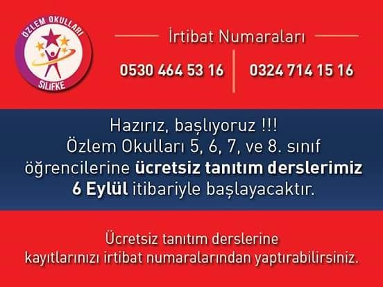 Ücretsiz tanıtım derslerine irtibat numaralarindan kayit yaptirabilirsiniz.
