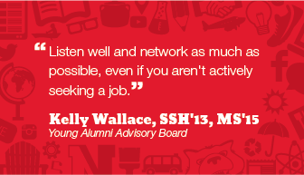 AlumniNU's tweet photo. Earlier this year, we asked #Northeastern alumni to give advice to #NU2017. Here’s what Kelly Wallace had to say. #NUWordsofWisdom https://t.co/MggRJ0KOAD