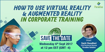 paradiso_lms's tweet photo. VR/AR Training Makes Your Learning More Fascinating #ImmersiveLearning #ParadisoLMS https://t.co/LBoKRC5Uor https://t.co/kuxSz4o1zU