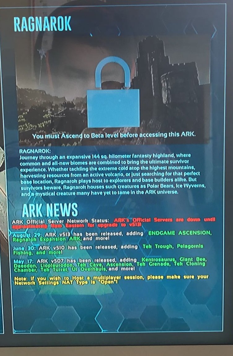 Ark Ascension Command Ps4