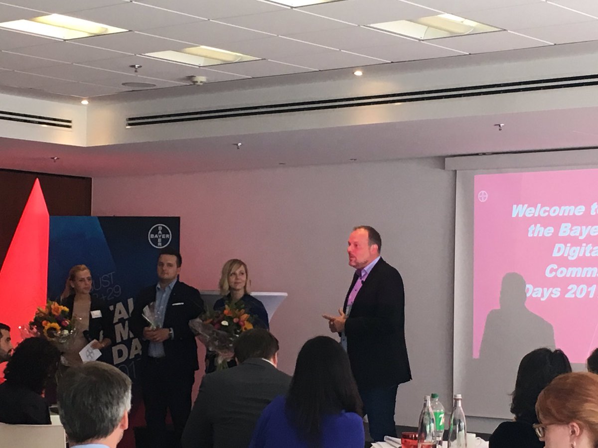 FabianaMagaz's tweet photo. Nice atmosphere, presentations, teams and colleagues! #DCD17 is a real success! #digital #communications #Bayer Good job guys! @lngltz https://t.co/isEAWGMBjF