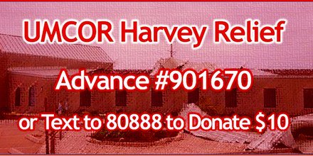 kwalters_21's tweet photo. How to help. #ctcumc #umcor #Harvey https://t.co/2xiPpj1g2M https://t.co/fEw67HFGoe