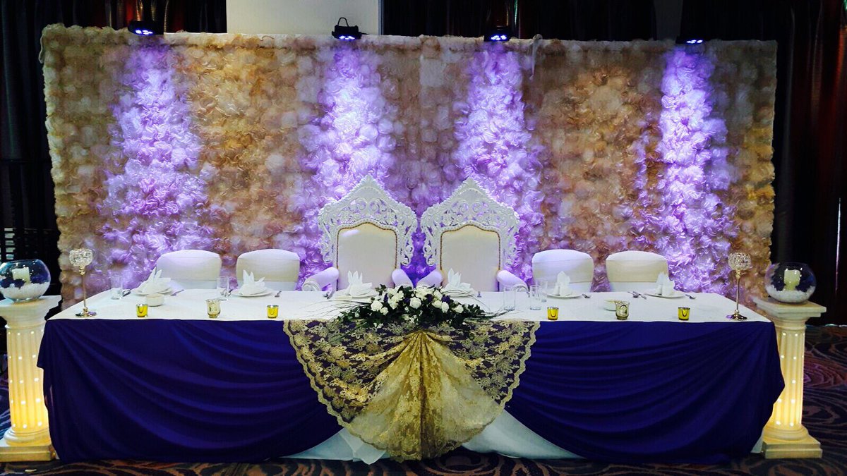 MidlandMandaps's tweet photo. #HeadTable #TopTable #Decor #FlowerWallBackdrop #Thrones @NottsBelfryQ https://t.co/8h7nWr24tw