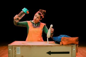 theatrebristol's tweet photo. If you missed @tessabide's stunning #AStrangeNewSpace in Edin, it's in Bristol tomorrow as part of #BFP17 https://t.co/rnsLQE6saM #puppetry https://t.co/lprk32iFEo
