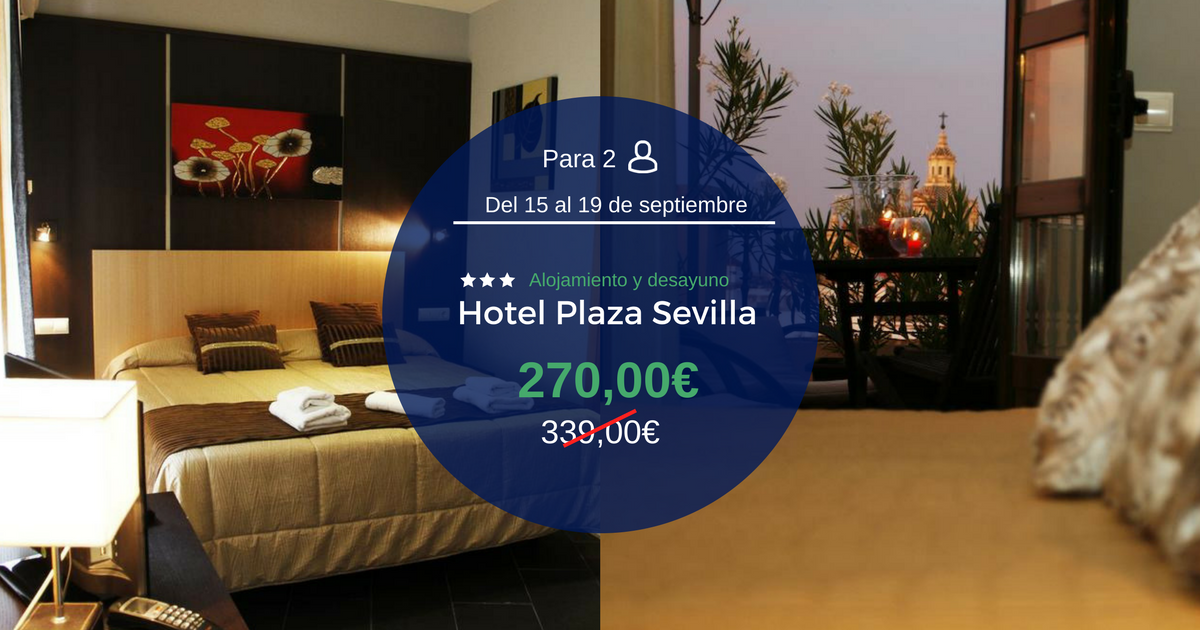 reembolsing's tweet photo. Descuento del 20% en el Hotel Plaza Sevilla 🤑 #ofertadeldia #ofertareembolsing ¿Reservas con Nosotros? https://t.co/jondpP3COs https://t.co/DQTM5Ic5a7