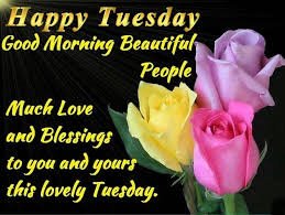Good Tuesday morning!!