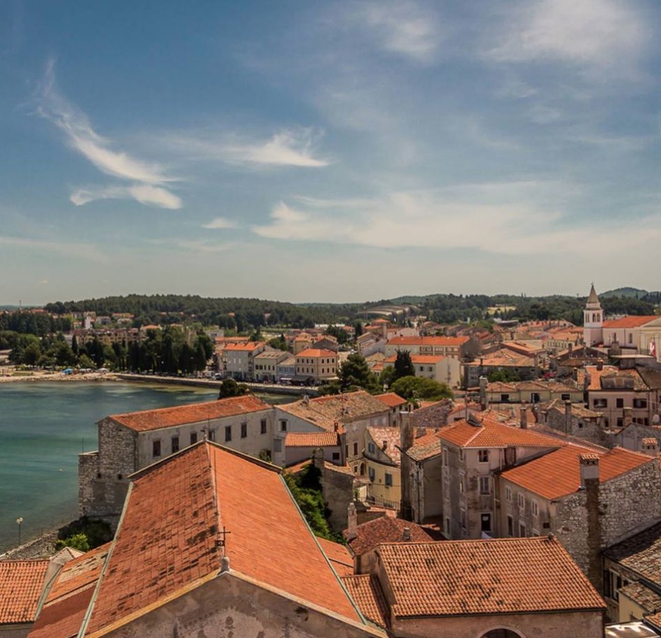 The view of <a href="/Porec_Istria/">Poreč Tourist Office</a> from the top of the Euphrasian Basilica is a pretty spectacular one! #ShareIstria #views