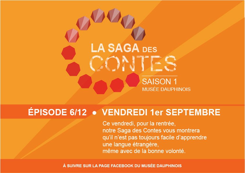 Pour la rentrée, découvrez ce vendredi un épisode particulier de notre #sagadescontes ! #museedauphinois #isereculture #Conte