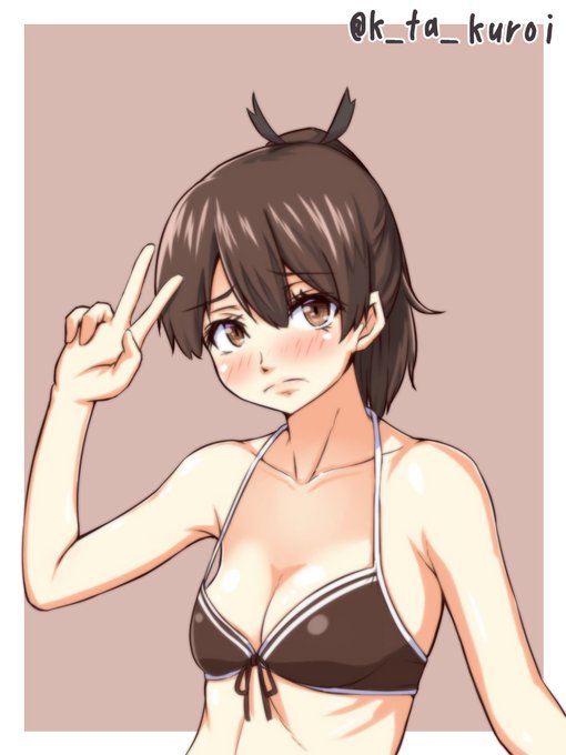 敷波ちゃん!!

すごく幼馴染感があって素晴らしいよな～、敷波ちゃん。
ダメ主人公のおせっかいとかやいてそう。。。
あ～、羨まけしからん><

#艦これ版深夜の真剣お絵描き60分一本勝負
#艦これ版真剣お絵描き60分一本勝負_20170829 