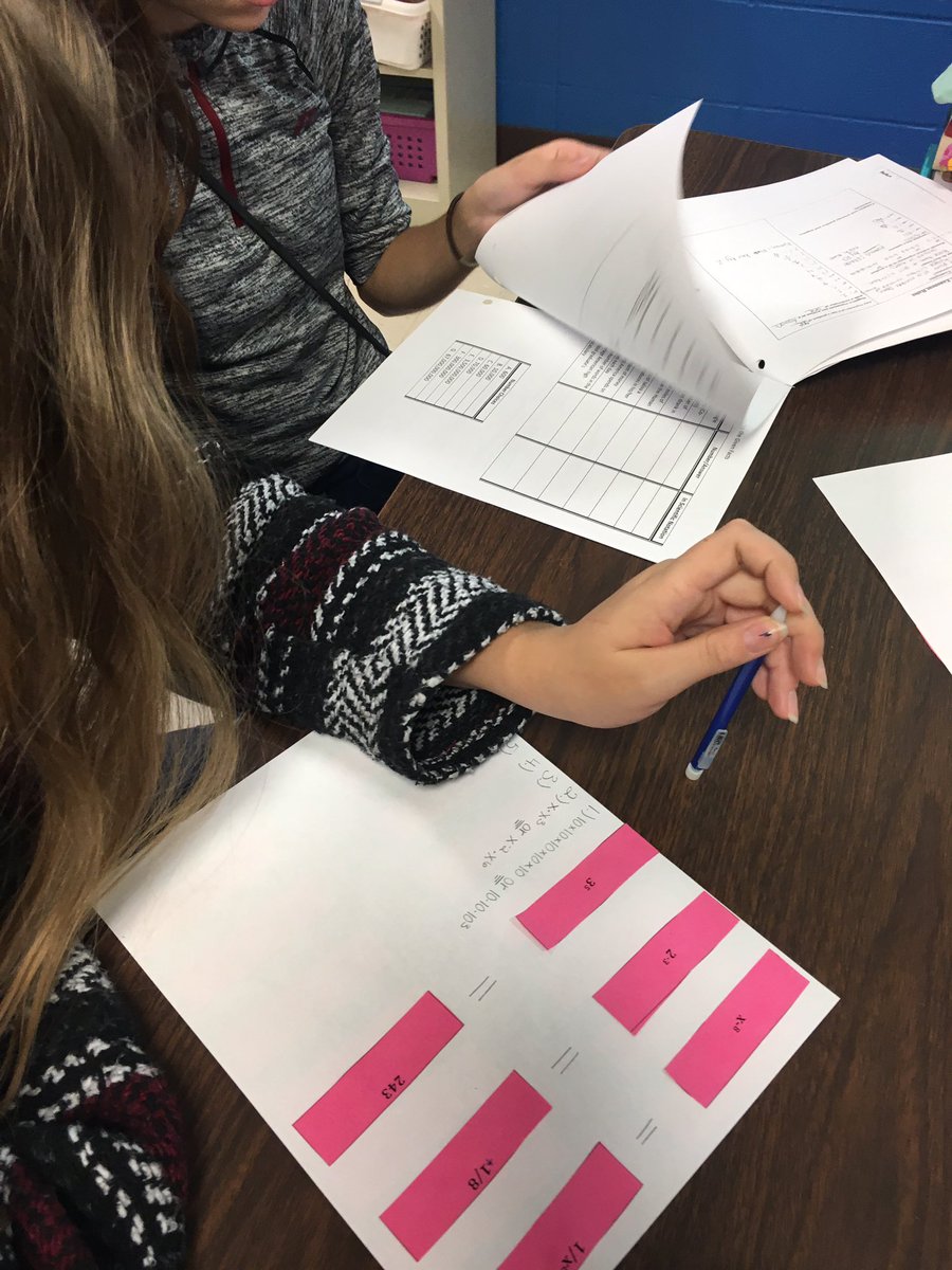 MrsHymanMath's tweet photo. Taking exponent rules to the next level today! #makingmathmagic 😁 https://t.co/D4aATRc5sj