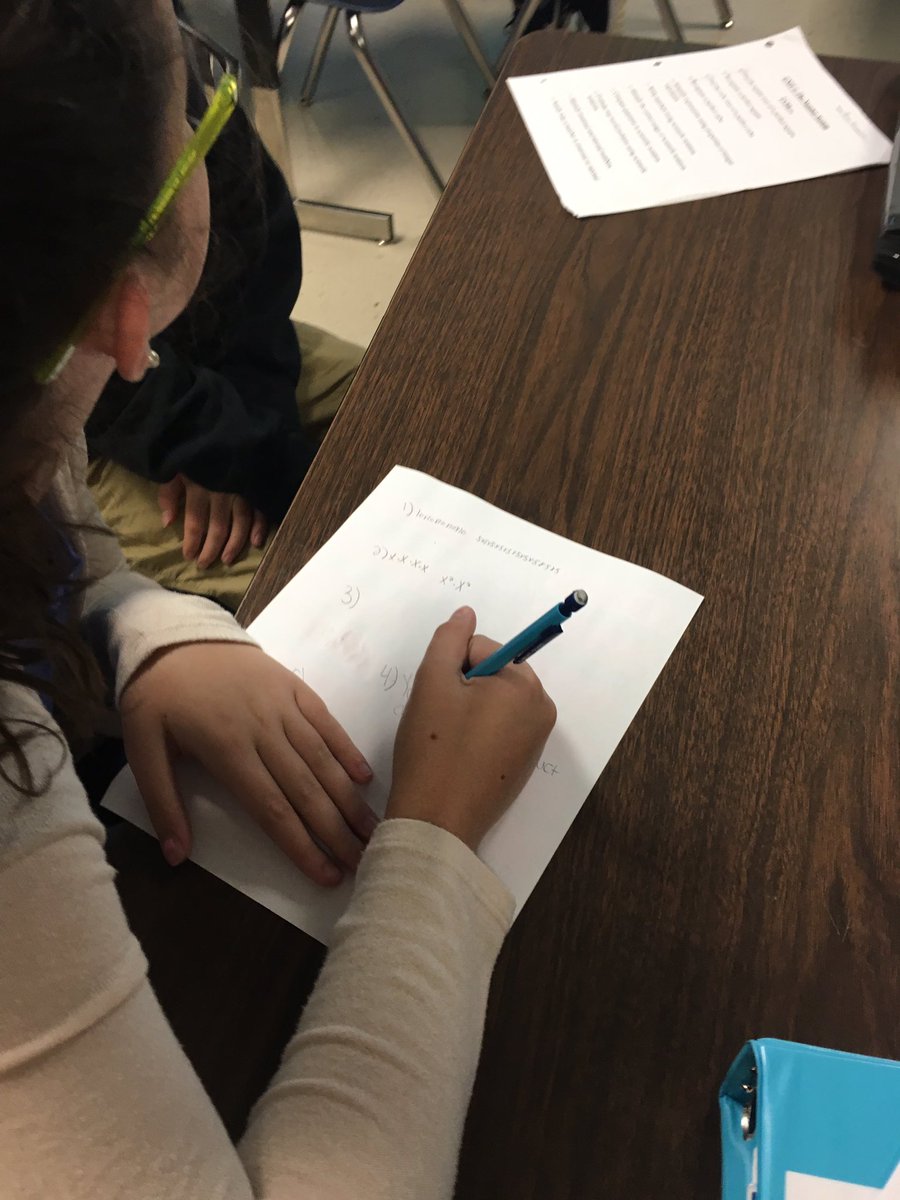 MrsHymanMath's tweet photo. Taking exponent rules to the next level today! #makingmathmagic 😁 https://t.co/D4aATRc5sj