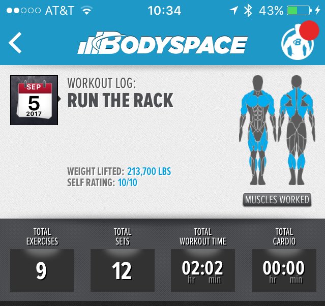bwrighteousfit's tweet photo. #RunTheRack #5System #FullBodyWorkout @bodybuildingcom #BestSelf @dymatize @THEBodySpace #workout #gym #bodybuilding #fitness @JimStoppani https://t.co/fZ5SB6G5tN