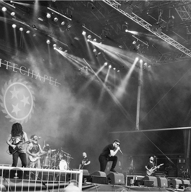 WhitechapelBand's tweet photo. 🇳🇱@ Into the Grave Festival 2017 📸 - @jarnootj #whitechapel #markoftheblade https://t.co/0xVPxYpLMf