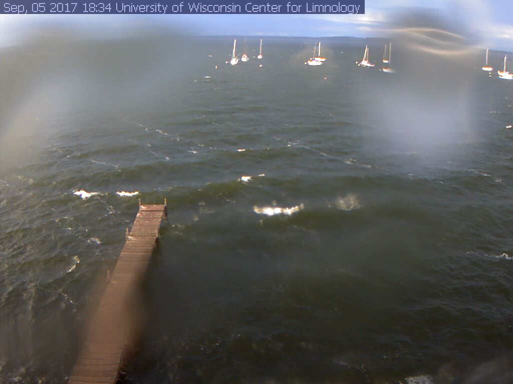 migratoryfishes's tweet photo. @Wisco_Hoofers @WiscoSailing @BadgerRowing @WisAlumni @SolomonRDavid @UWiscSeaGrant Today was a good day to watch a storm come across Lake Mendota on the Center for Limnology webcam. https://t.co/K5l2TkUN7b