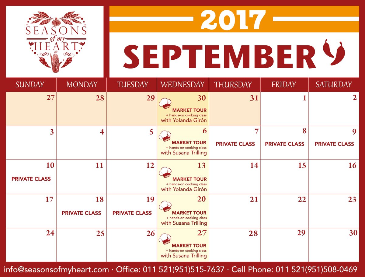 SOMH_CS's tweet photo. September Calendar 2017! https://t.co/U5jhy3OGcG