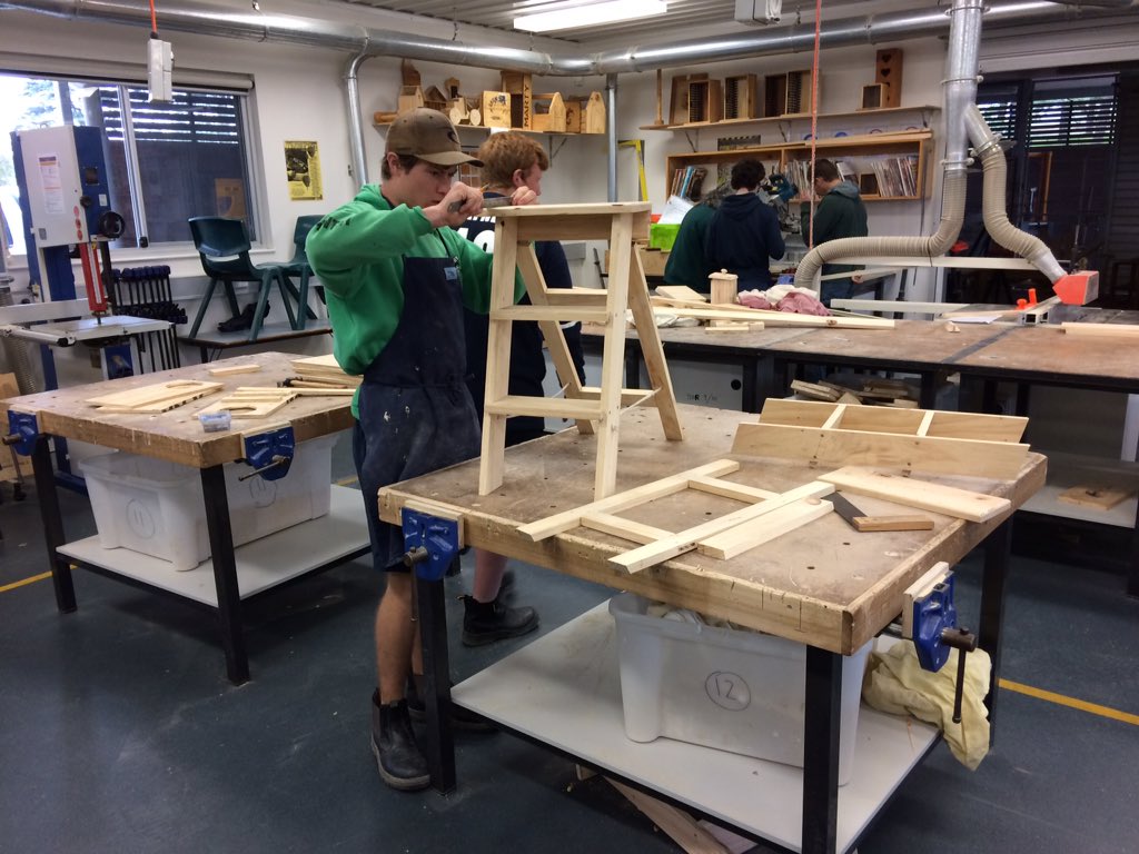 Our industry standard #Community #TradeSkillsCentre #Construction students making #PossumBoxes for  <a href="/WildCare/">WildCare</a>