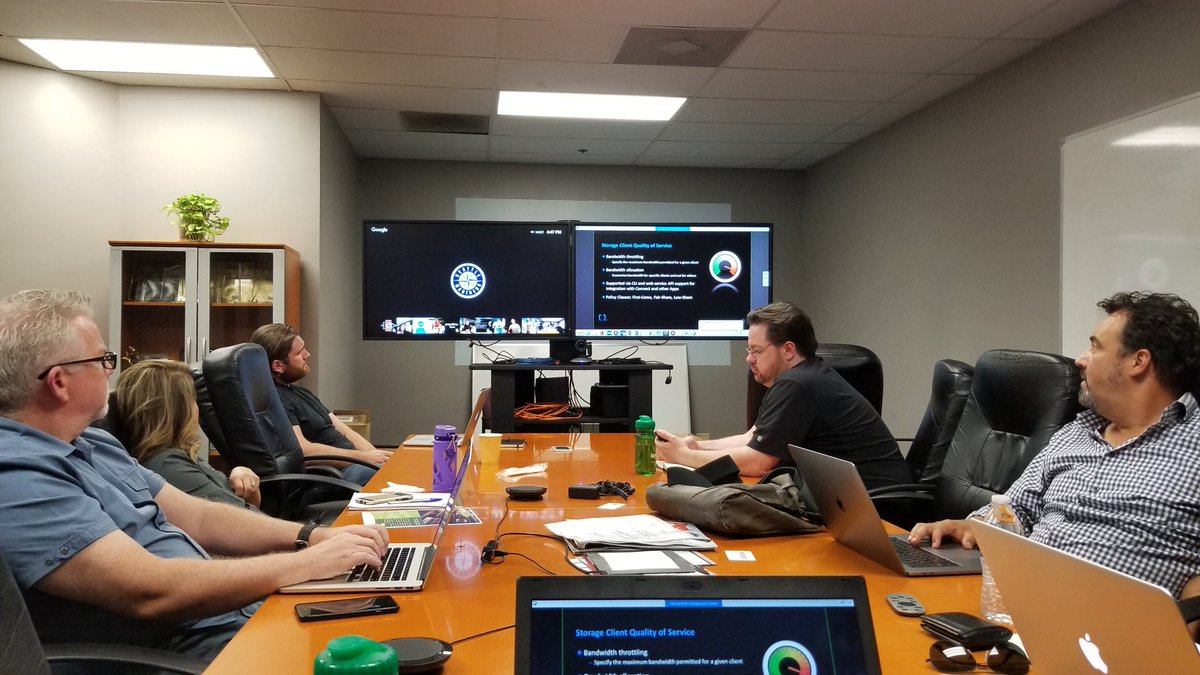 KeyCodeMedia's tweet photo. #keycodemedia team training on latest @QuantumCorp #StorNext6 #flexsync + #newstuff shhhh. https://t.co/twHOszMuKR