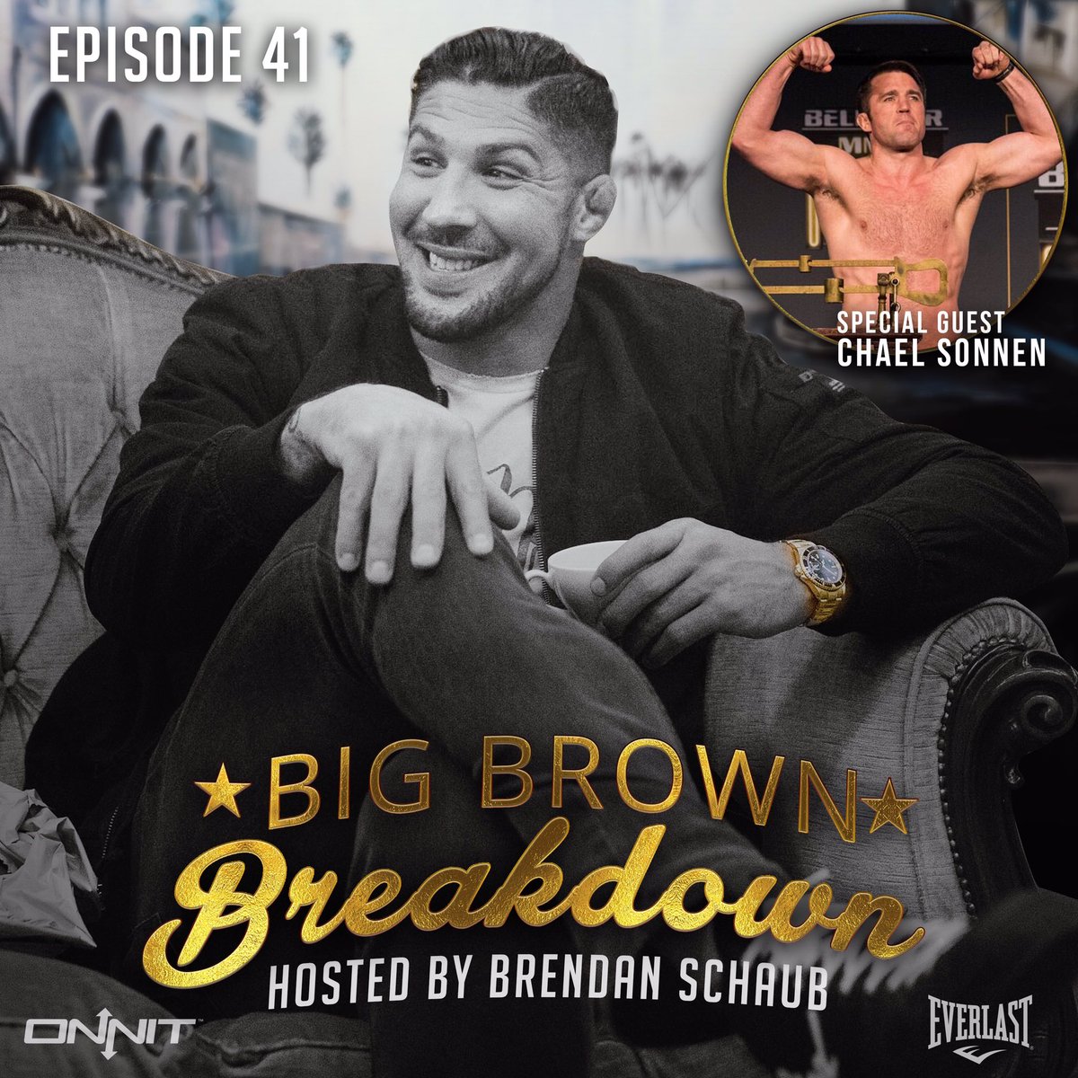 BrendanSchaub's tweet photo. Big Brown Breakdown #41 #UFC215 picks, @ChaelSonnen shares his expertise on Jon Jones x PEDs and more! Enjoy. 🎙https://t.co/Ozf3NFGOg7 🎙 https://t.co/BR7ADWxPRE