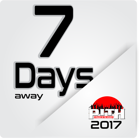 praiseindahouse's tweet photo. #PITH2017 is only 7 Days away

#SWITCH2 
Advance &amp; Take Possession 
#ATP

#TREMEjigbo 14 - 17th Sept. 2017 https://t.co/ux3vUYUWKp