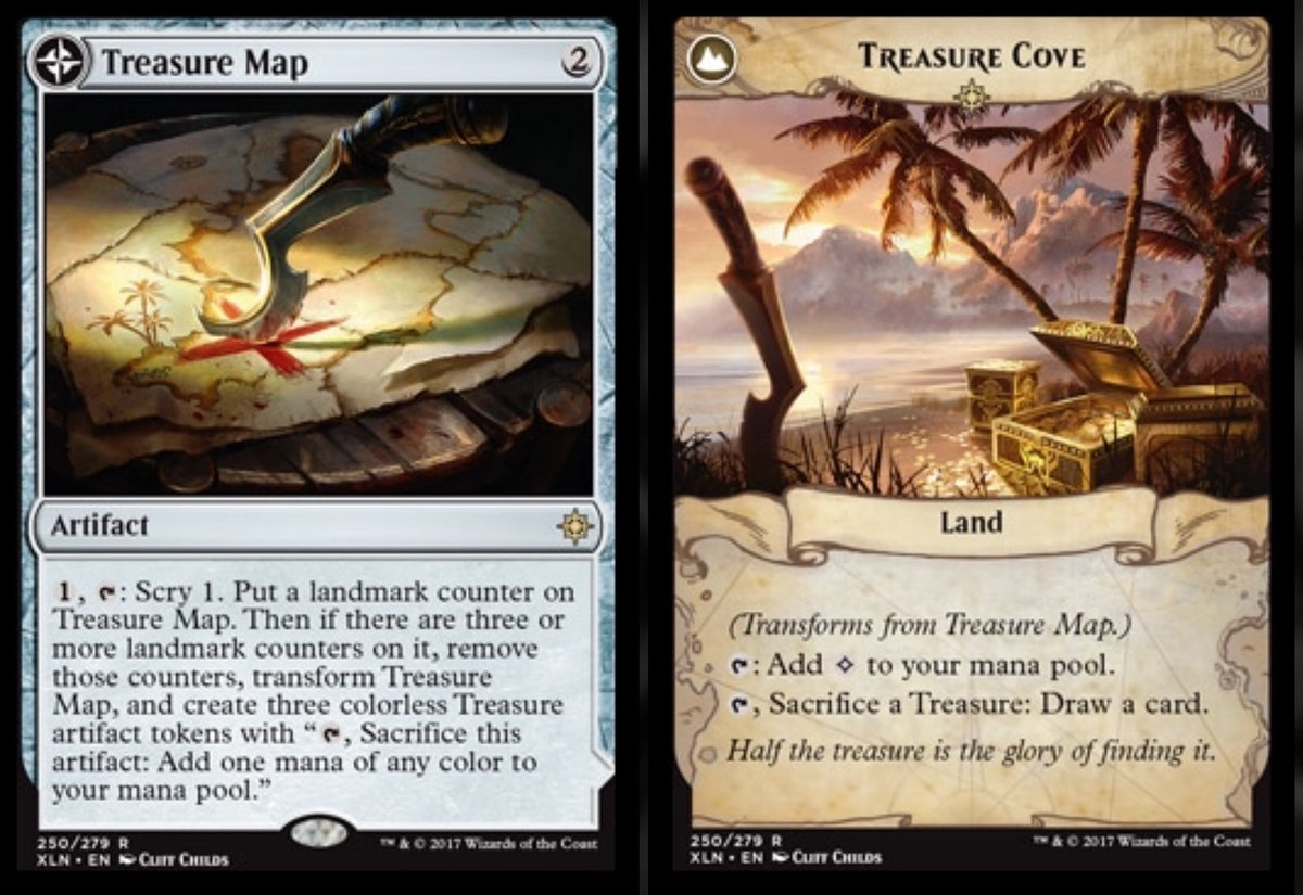 These double faced cards from Ixalan are so gorgeous, geez...I want them  all framed in my room