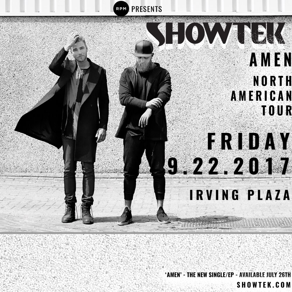 NYCRaves's tweet photo. RT &amp; Follow to win a pair of tickets to see @Showtek at @IrvingPlaza!

Tix: https://t.co/0cx7fQ3TCH https://t.co/5R2VAsl52Z