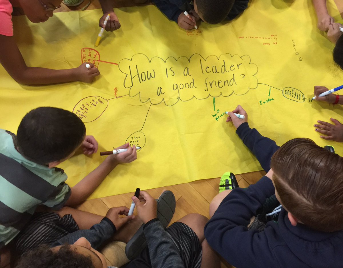 The school year is off to a great start! #Dolsenthinkers worked together to discuss how to be good leaders!