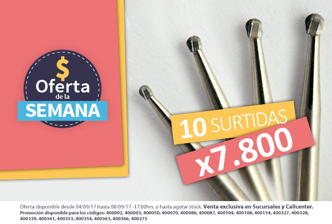 mdentcl's tweet photo. 10 Fresas surtidas Carbide redondas por $7.800 💙🎉🤯Promoción exclusiva sucursal y call center. Más información llámanos al 2 2795 8900 #MDent https://t.co/NzuX31sEGi
