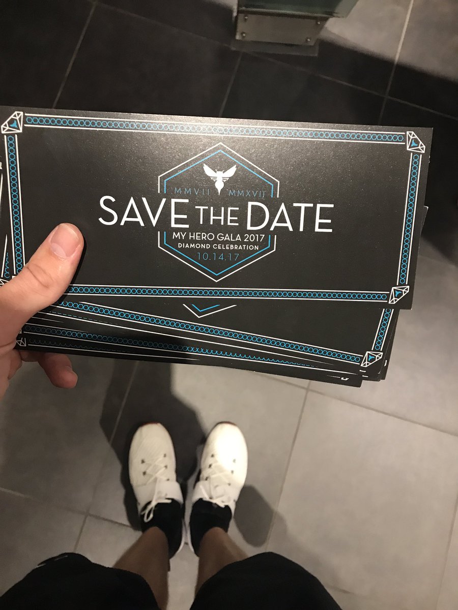 hornetcommunity's tweet photo. Btw, I picked up my Save the Date today... we have a few tickets left to #MyHeroGala... DM @HornetsGive if you would like more info! https://t.co/7CJifUSuCr