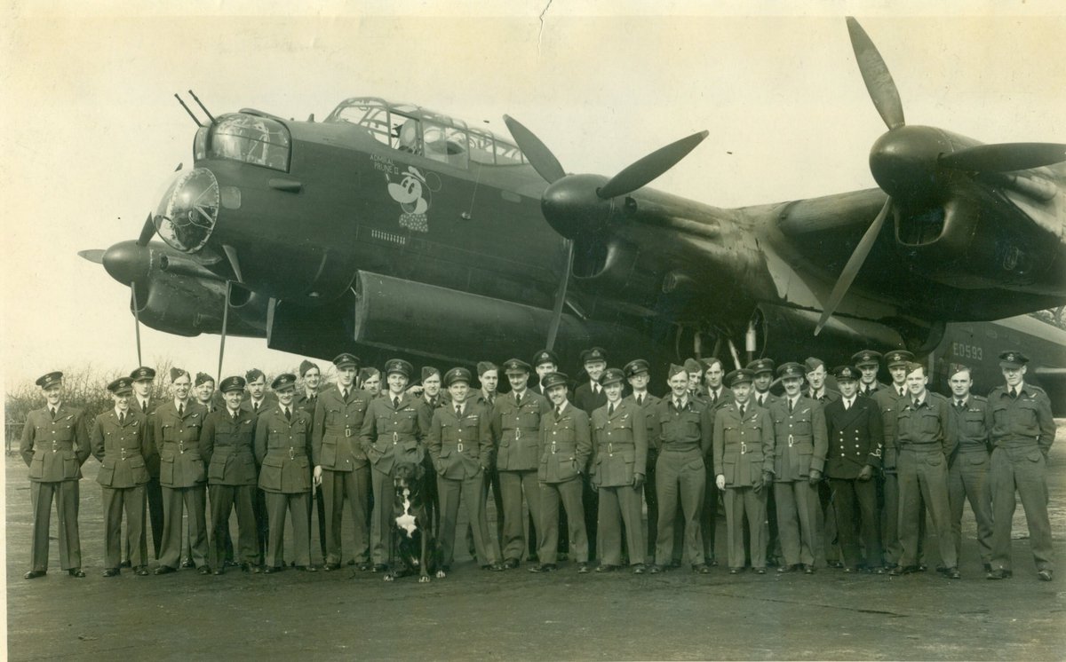 RafMetheringham's tweet photo. Honoured to have been sent this photograph for our archive from a 100 year old #106Sqn #Veteran who has contacted us at #RAF #Metheringham https://t.co/xAApNvFMO3