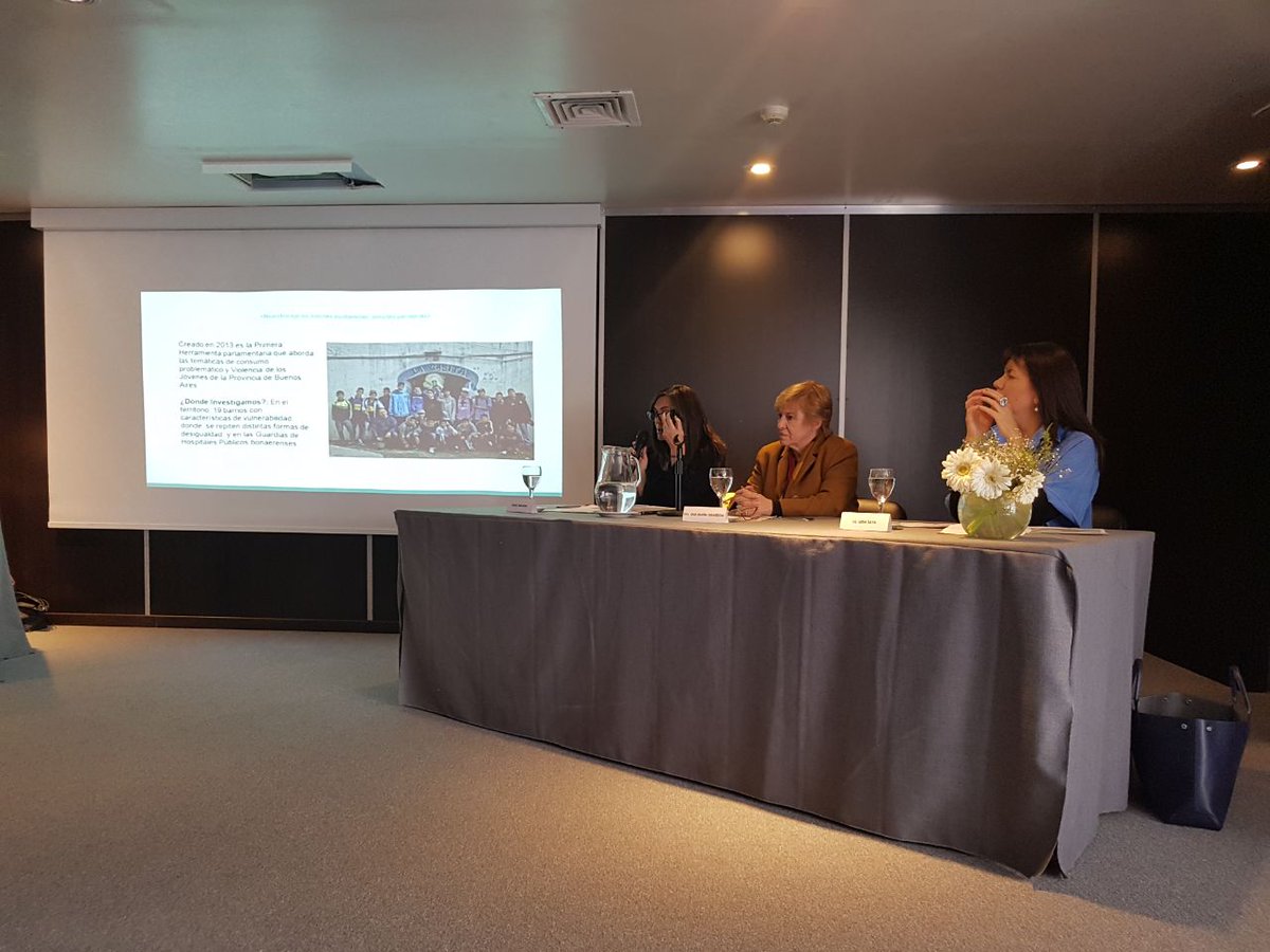 ijovenesPBA's tweet photo. @nancymonzon representa al IJÓVENES en La "Jornada de Diálogo Legislativo sobre Drogas" Que organiza @HCDiputadosBA junto a
@Sedronar https://t.co/mHfr4qSJH4