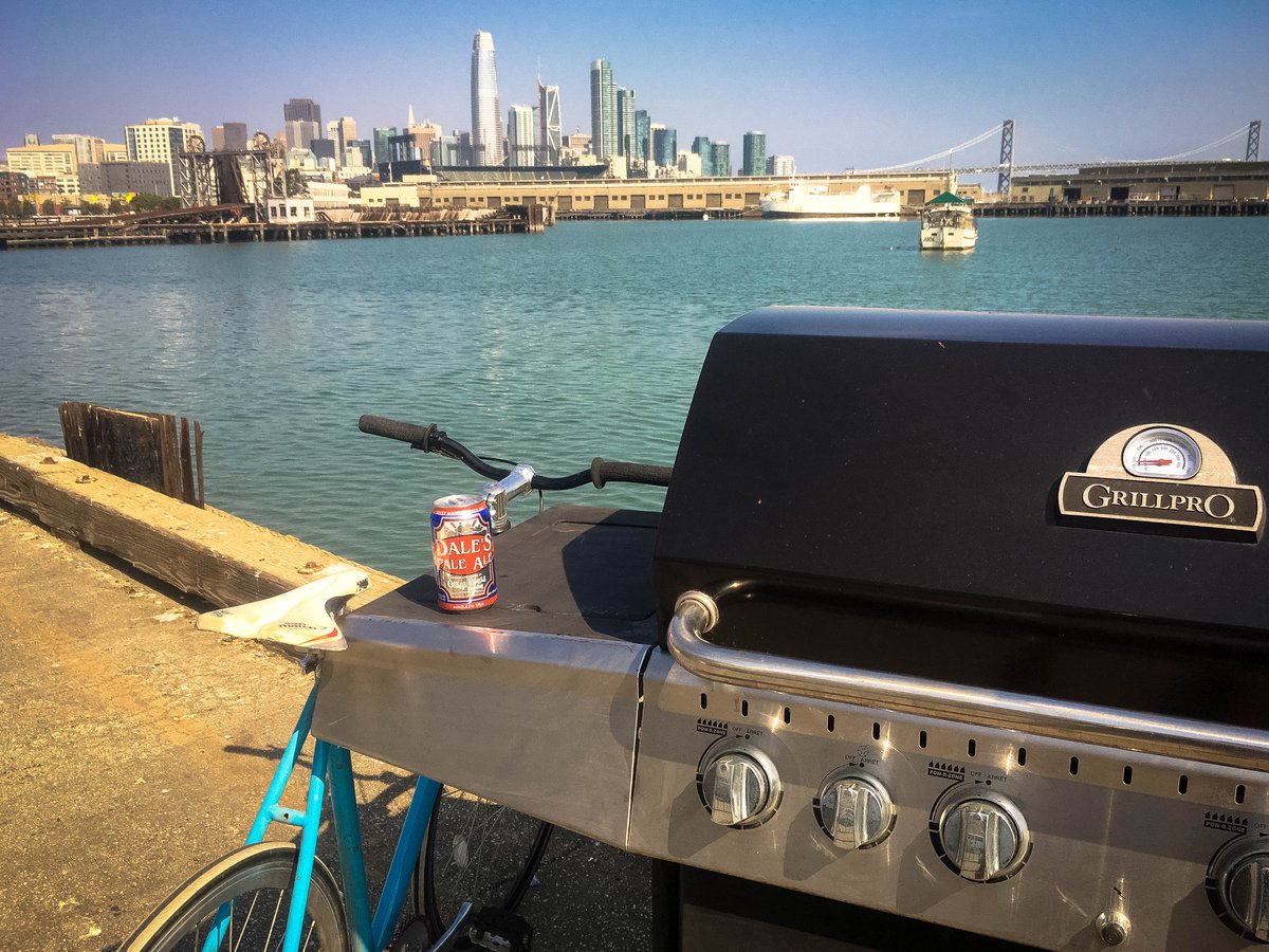 Where did you spend your #LaborDay, were grillin off the Pier today! #BBQ #SanFrancisco