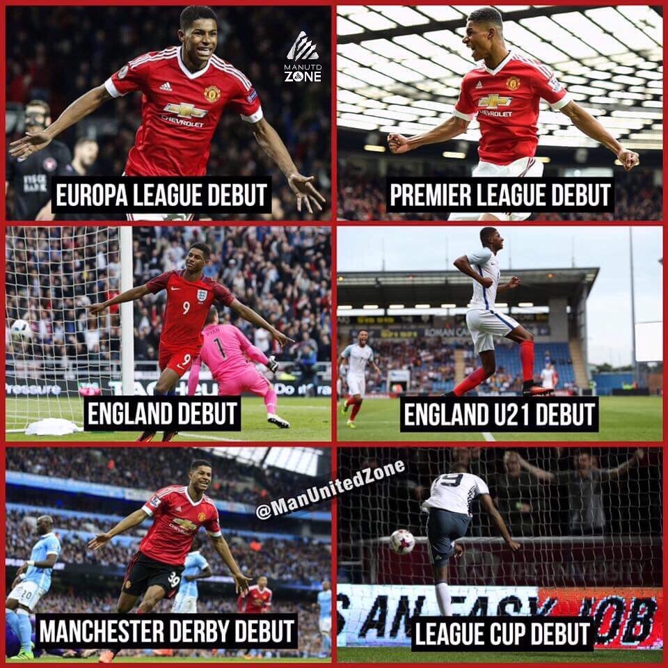 Champions League Debut next? 🤔🔴 <a href="/MarcusRashford/">MR14</a> #MUFC