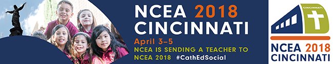 NCEATALK's tweet photo. NCEA is sending a teacher to #NCEA18! Nominate yourself by September 8! https://t.co/Y93t5aQMET #CathEdSocial https://t.co/LVBmxwEzxE