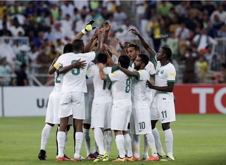 aalawadhi4's tweet photo. #السعودية_الى_مونديال_روسيا /
نبارك للملكة حكومةً وشعباً وصول المنتخب الأول لكرة القدم لنهائيات كاس العالم.الف مبررررررررررررررررررررررررررك https://t.co/RMhhzsecZi