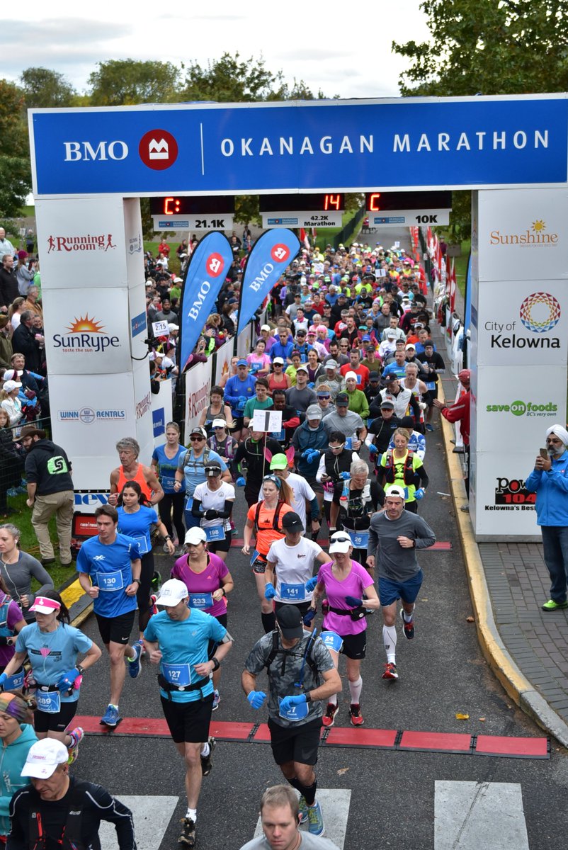 OkanaganMara's tweet photo. Finish out your race season with the BMO Okanagan Marathon. Sign up for the Marathon, Half Marathon, 10K or 5K at https://t.co/orA6NVX1fO https://t.co/UuMUzkv7Tg