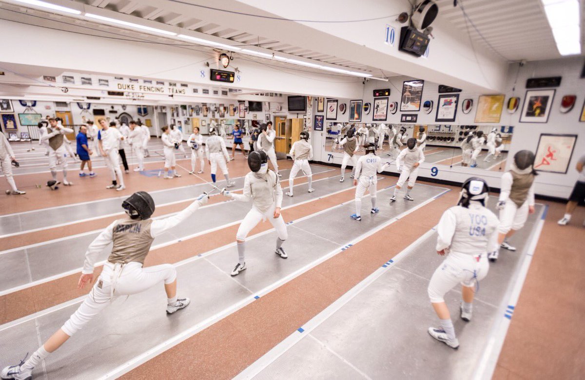 DukeFEN's tweet photo. the countdown is on - 7️⃣ days until we're back to the grind! 
#GoDuke #DukeFencing #bigthingscomingyourway #weback 😎🔵😈🤺 https://t.co/Qn0xGhuHnL