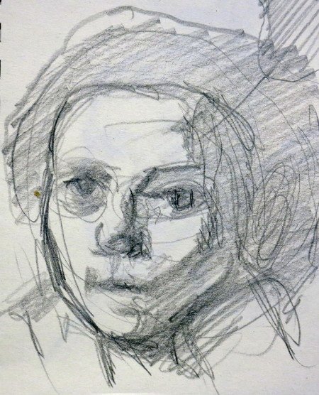 dudessin's tweet photo. Tête de jeune femme  
#croquis #dessins https://t.co/pTwr6oDn2C
