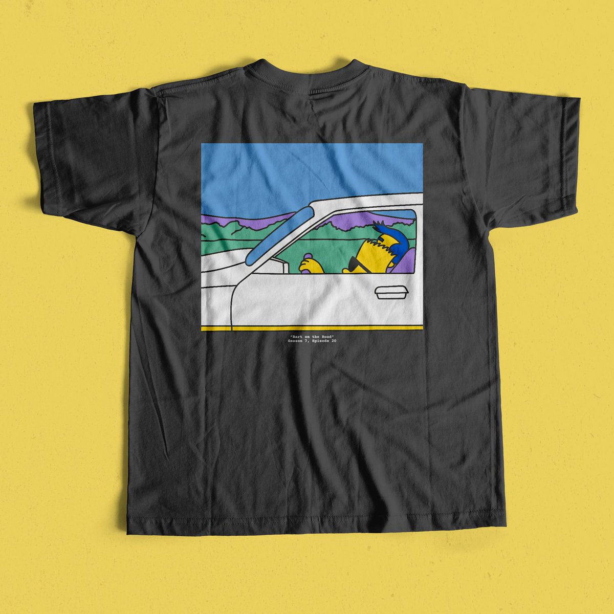 scenic simpsons t shirt