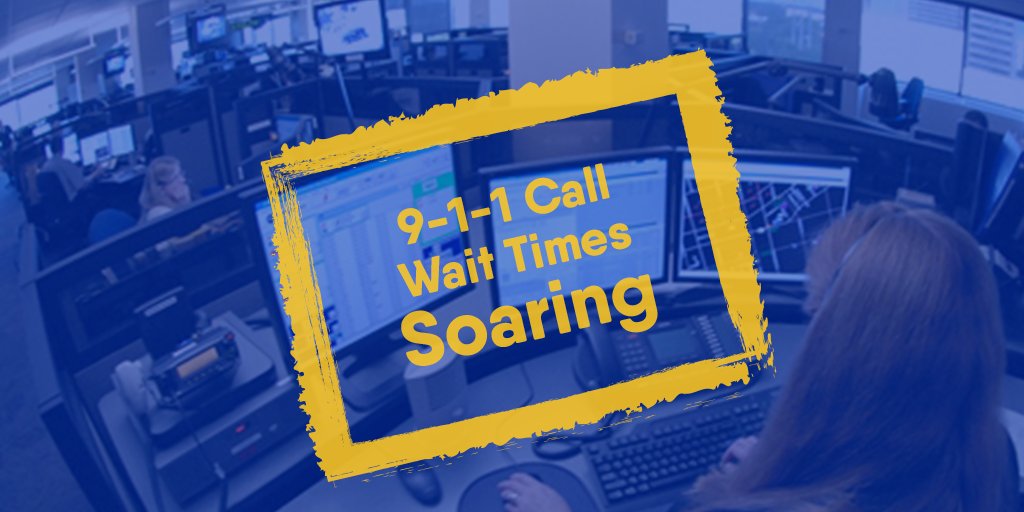 TPAca's tweet photo. Violent long wknd in the City. Avg only 10 call takers for 911. Should be as many as 18. Unacceptable wait for 911 call answer @TPSBoard https://t.co/mQB8kJvCUv