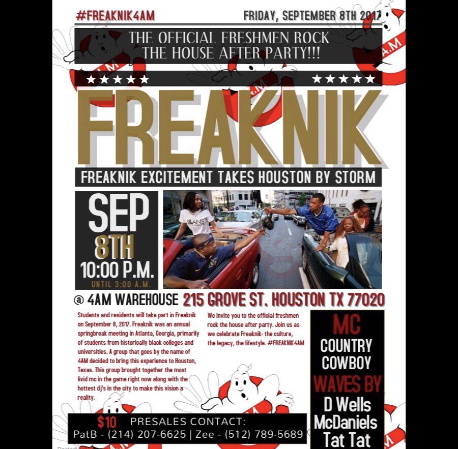 PatYouSoNasty's tweet photo. #TribeLuxeWeekend #CautionWhenWet ‼️Then make sure yall head to #Freaknik4AM cause if you missed then your ass dead 😂Aug 15 save that date https://t.co/vDMLk5WdLK