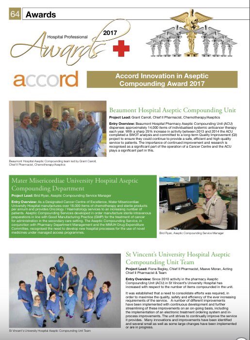 NAHPT's tweet photo. Congrats to the finalists for the HPN Aseptic Compounding award! #HPN2017 #AsepticUnit #hospitalpharmacytechnician https://t.co/x4QoKobTJP