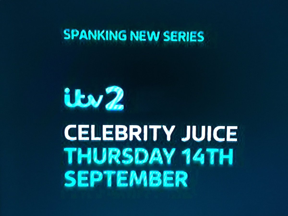 💥💥💥FANTASTIC NEWS💥💥💥

The new series of <a href="/CelebJuice/">Celebrity Juice</a> arrives on #ITV2 😂🤣😂

💥💥Thursday 14th September💥💥

<a href="/LeighFrancis/">Leigh Francis</a> <a href="/lemontwittor/">Keith Lemon</a>