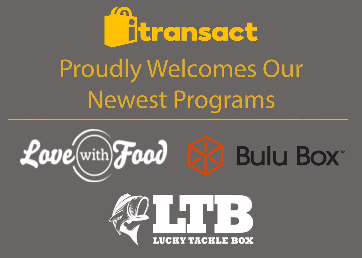 i_transact's tweet photo. We are so excited to announce our brand new programs! @BuluBox @lovewith @LuckyTackleBox #us #houstonagency https://t.co/M3sH51ictS