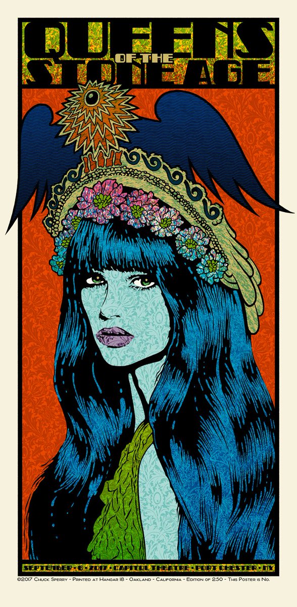 qotsa's tweet photo. Tomorrow. 
QOTSA x Sold Out @capitoltheatre 
Art by: @Yosquirt https://t.co/v3tbAhU8vW