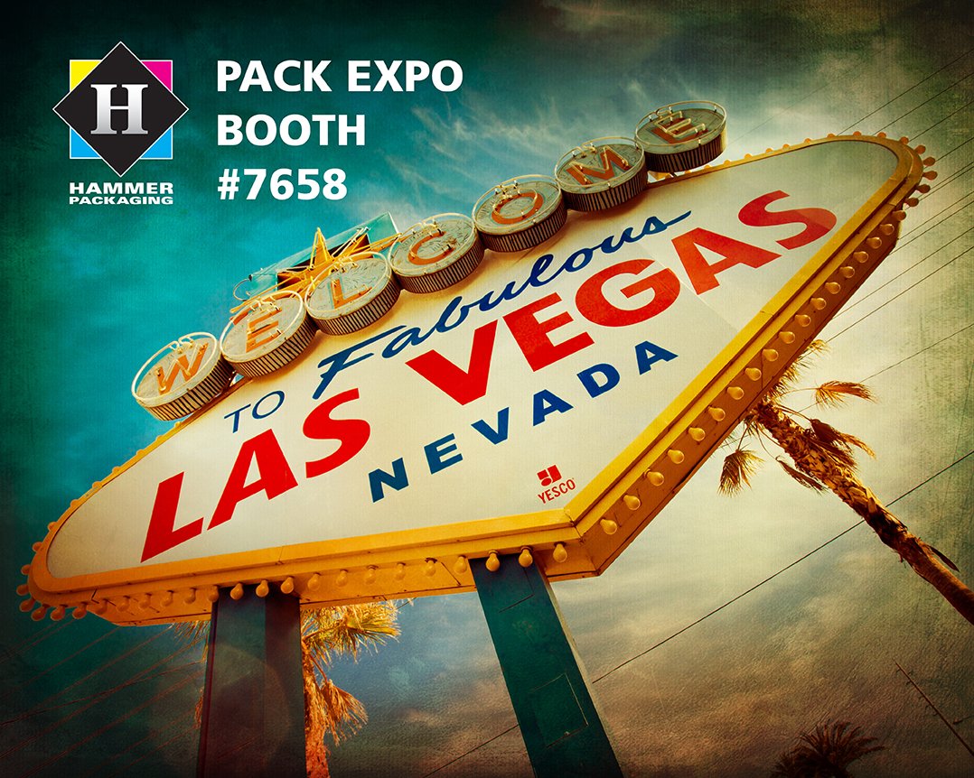 Hammerpackaging's tweet image. We&apos;re so excited and we just can&apos;t hide it! Visit us at #packexpo #LasVegas - booth 7658. See new #TechDemos from a leading print company!