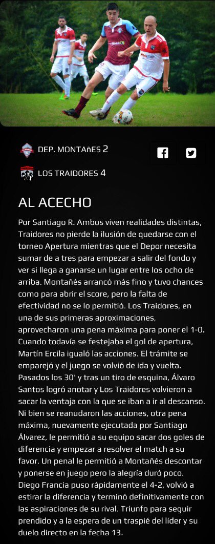 Los Traidores F.C tweet media